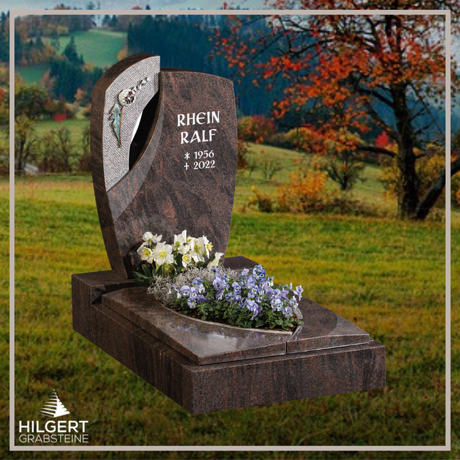 UR-GR-UA524 | Hilgert Grabsteine | Urnengrabstein aus Granit