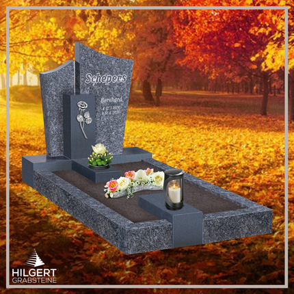 UR-HA-RG01 | Hilgert Grabsteine | Urnengrabstein aus Granit