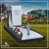 UR-HA-RG04 | Hilgert Grabsteine | Urnengrabstein aus Granit