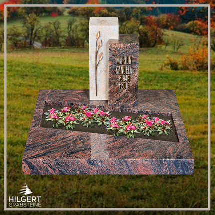 UR-HA-UR15 | Hilgert Grabsteine | Urnengrabstein aus Granit