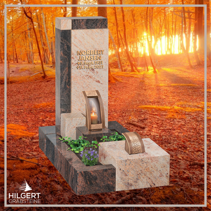 UR-HA-UR25 | Hilgert Grabsteine | Urnengrabstein aus Granit