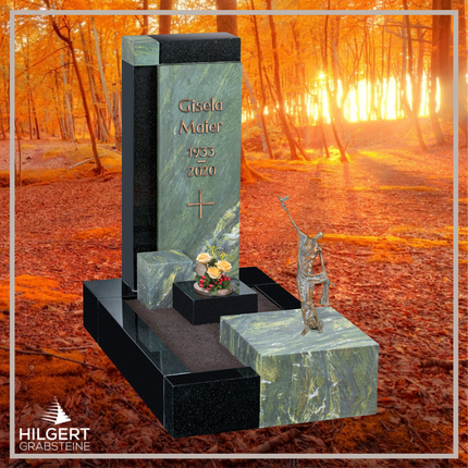 UR-HA-UR25 | Hilgert Grabsteine | Urnengrabstein aus Granit