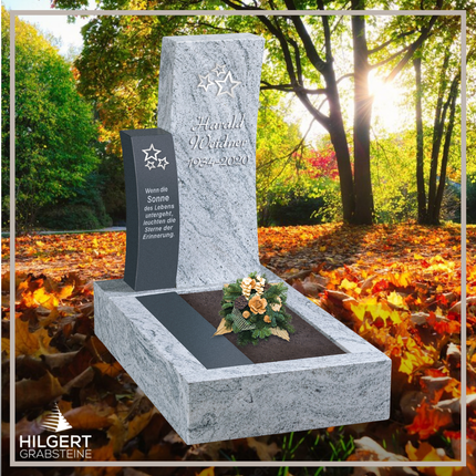 UR-HA-UR26 | Hilgert Grabsteine | Urnengrabstein aus Granit
