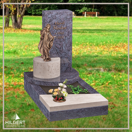 UR-HA-UR27 | Hilgert Grabsteine | Urnengrabstein aus Granit