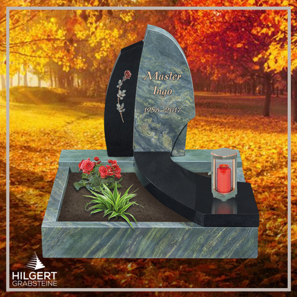 UR-HA-UR37 | Hilgert Grabsteine | Urnengrabstein aus Granit