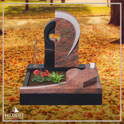 UR-HA-UR38 | Hilgert Grabsteine | Urnengrabstein aus Granit