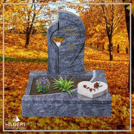 UR-HA-UR39 | Hilgert Grabsteine | Urnengrabstein aus Granit