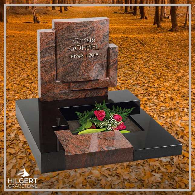 UR-HA-UR74 | Hilgert Grabsteine | Urnengrabstein aus Granit