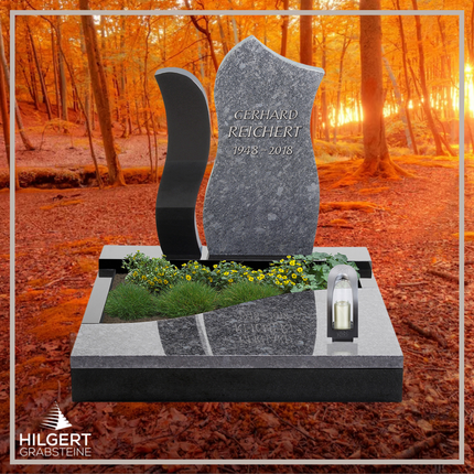 UR-HA-UR8 | Hilgert Grabsteine | Urnengrabstein aus Granit