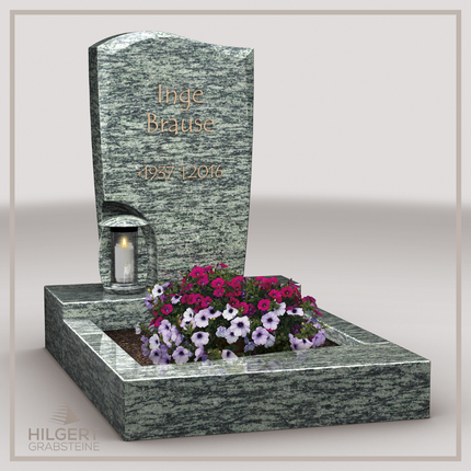 UR-LI-C016 | Hilgert Grabsteine | Stehender Grabstein aus Granit | auch als Urnengrabstein