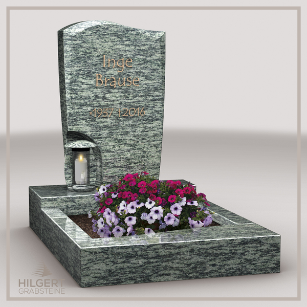 UR-LI-C016 | Hilgert Grabsteine | Stehender Grabstein aus Granit | auch als Urnengrabstein
