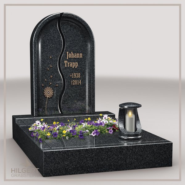 UR-LI-C048 | Hilgert Grabsteine | Stehender Grabstein aus Granit | auch als Urnengrabstein