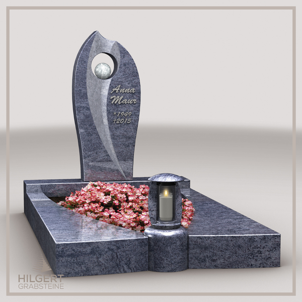 UR-LI-C129 | Hilgert Grabsteine | Stehender Grabstein aus Granit | auch als Urnengrabstein