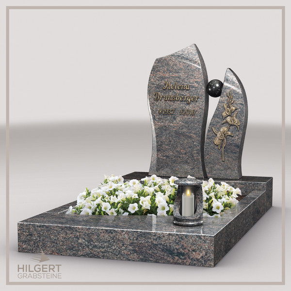 UR-LI-C150 | Hilgert Grabsteine | Urnengrabstein aus Granit