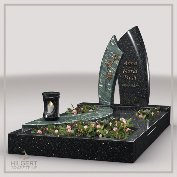 UR-LI-C151 | Hilgert Grabsteine | Urnengrabstein aus Granit