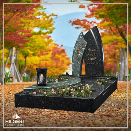UR-LI-C151 | Hilgert Grabsteine | Urnengrabstein aus Granit