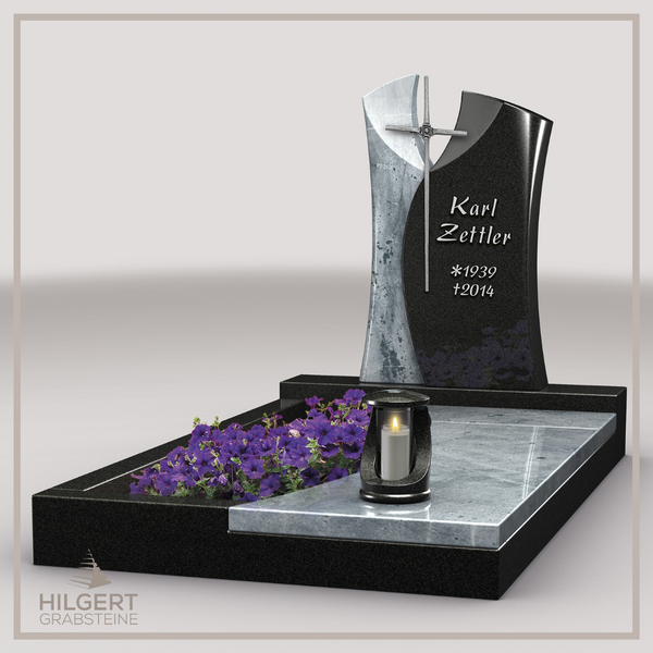 UR-LI-C152 | Hilgert Grabsteine | Urnengrabstein aus Granit