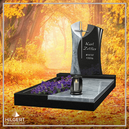 UR-LI-C152 | Hilgert Grabsteine | Urnengrabstein aus Granit