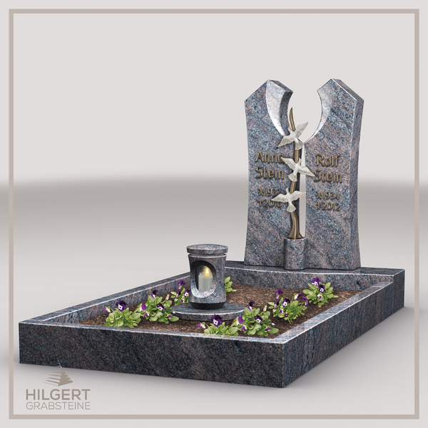 UR-LI-C153 | Hilgert Grabsteine | Urnengrabstein aus Granit