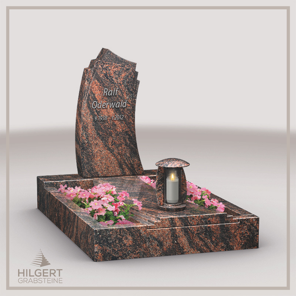UR-LI-C154 | Hilgert Grabsteine | Urnengrabstein aus Granit