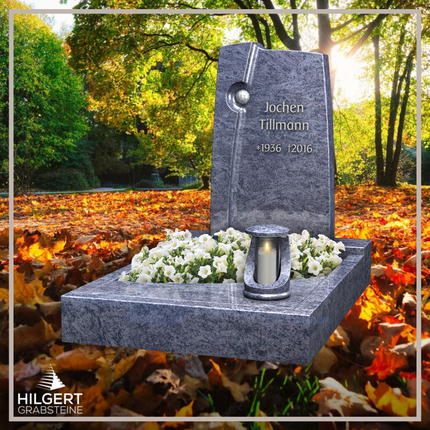 UR-LI-D159 | Hilgert Grabsteine | Urnengrabstein aus Granit