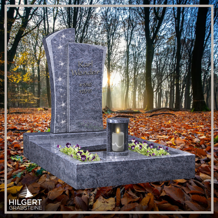 UR-LI-D186 | Hilgert Grabsteine | Urnengrabstein aus Granit