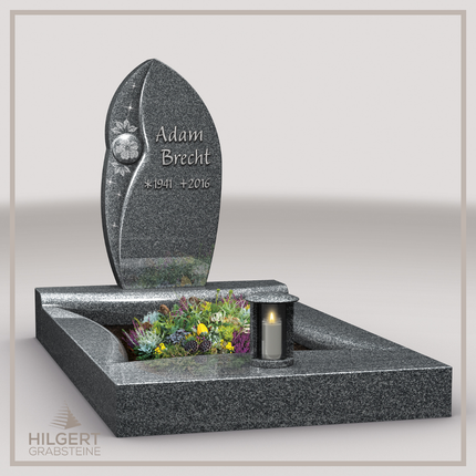 UR-LI-D197 | Hilgert Grabsteine | Urnengrabstein aus Granit