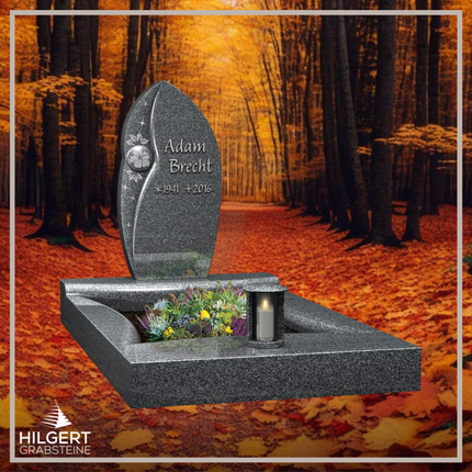 UR-LI-D197 | Hilgert Grabsteine | Urnengrabstein aus Granit