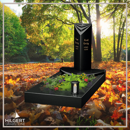 UR-LI-D205 | Hilgert Grabsteine | Urnengrabstein aus Granit