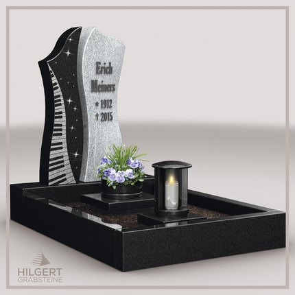 UR-LI-E107 | Hilgert Grabsteine | Urnengrabstein aus Granit