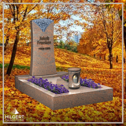 UR-LI-M016 | Hilgert Grabsteine | Urnengrabstein aus Granit