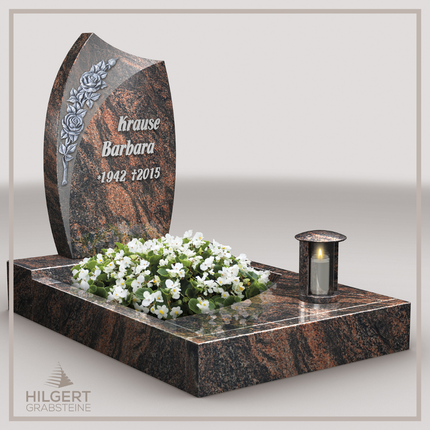 UR-LI-M042 | Hilgert Grabsteine | Urnengrabstein aus Granit