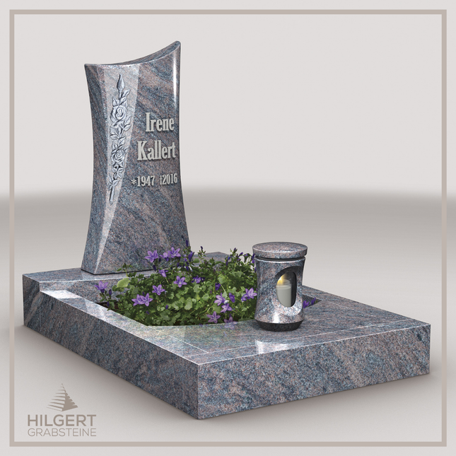 UR-LI-M043 | Hilgert Grabsteine | Urnengrabstein aus Granit