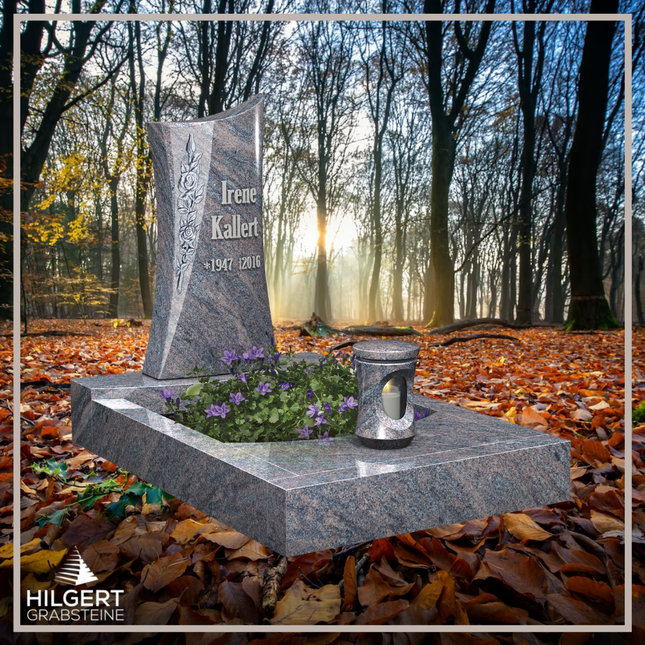 UR-LI-M043 | Hilgert Grabsteine | Urnengrabstein aus Granit