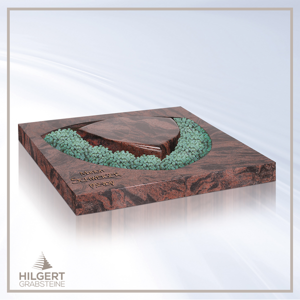 UR-HA-UR12 | Hilgert Grabsteine | Urnengrabstein aus Granit