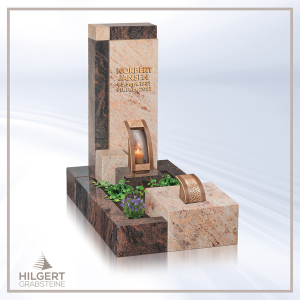 UR-HA-UR25 | Hilgert Grabsteine | Urnengrabstein aus Granit