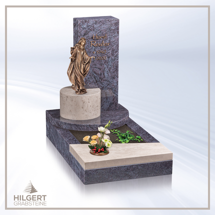 UR-HA-UR27 | Hilgert Grabsteine | Urnengrabstein aus Granit