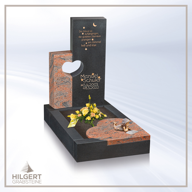 UR-HA-UR28 | Hilgert Grabsteine | Urnengrabstein aus Granit