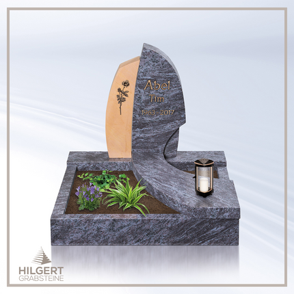 UR-HA-UR37 | Hilgert Grabsteine | Urnengrabstein aus Granit