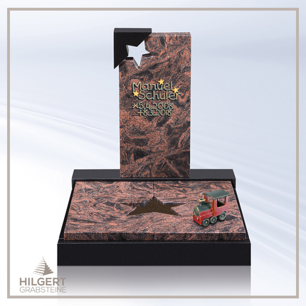UR-HA-UR40 | Hilgert Grabsteine | Urnengrabstein aus Granit