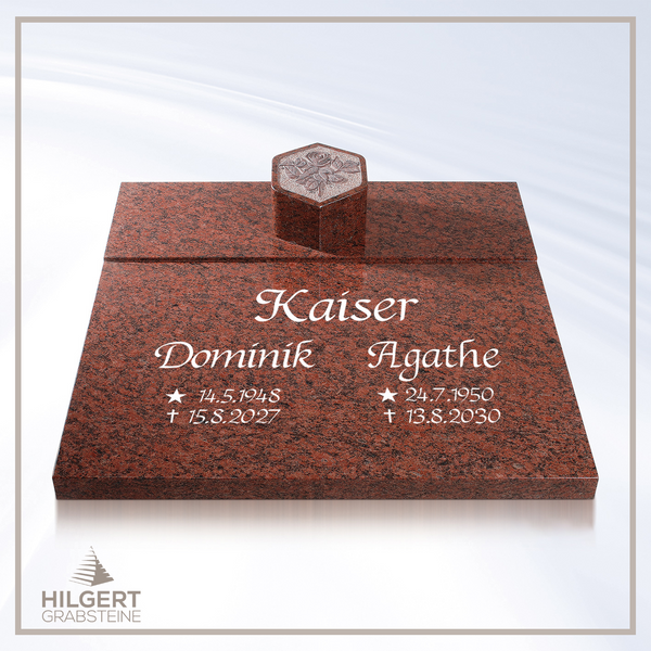 UR-HA-UR63 | Hilgert Grabsteine | Urnengrabstein aus Granit