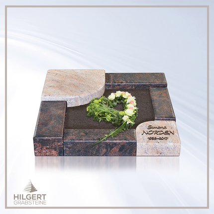 UR-HA-URC | Hilgert Grabsteine | Urnengrabstein aus Granit