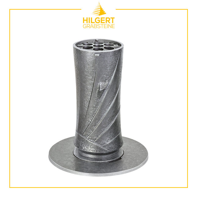 VA-ST-53136-alu | Grabvase | Hilgert Grabsteine