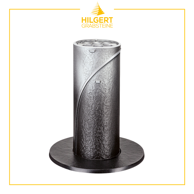 VA-ST-53151-alu-v | Grabvase | Hilgert Grabsteine