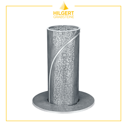 VA-ST-53151-alu | Grabvase | Hilgert Grabsteine