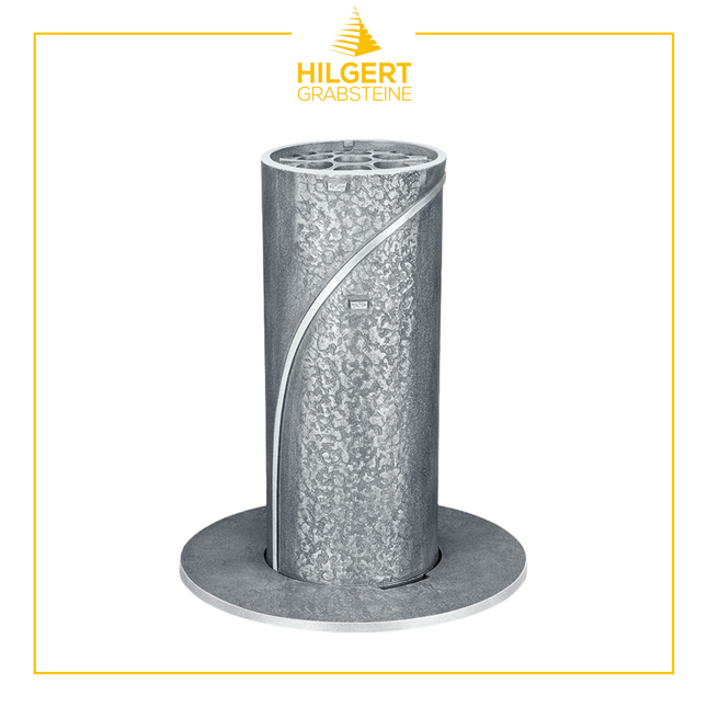 VA-ST-53151-alu | Grabvase | Hilgert Grabsteine