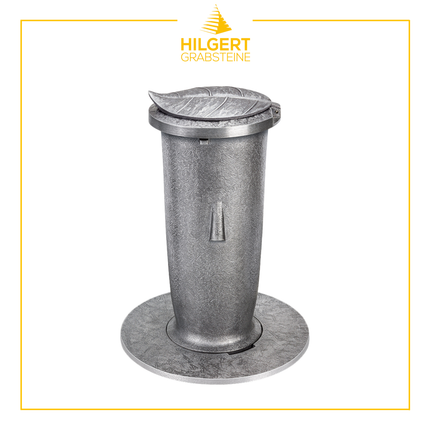 VA-ST-53216-alu | Grabvase | Hilgert Grabsteine