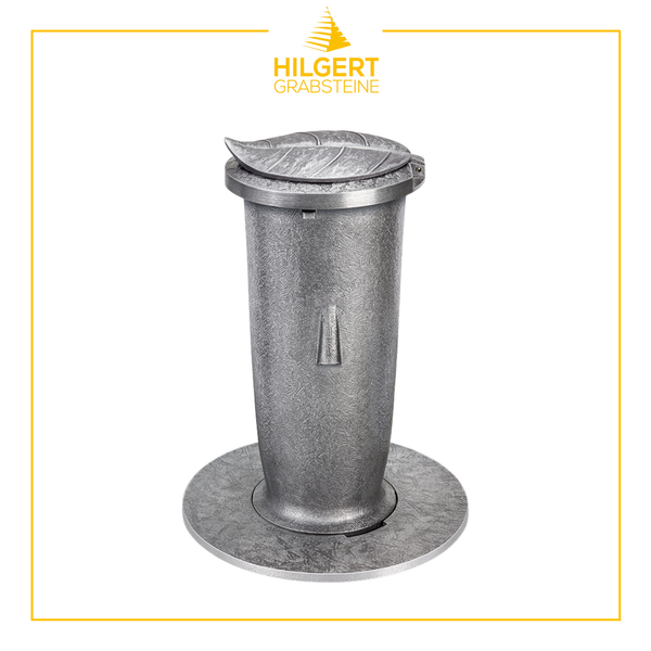 VA-ST-53216-alu | Grabvase | Hilgert Grabsteine