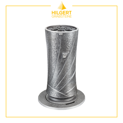 VA-ST-53223-alu | Grabvase | Hilgert Grabsteine