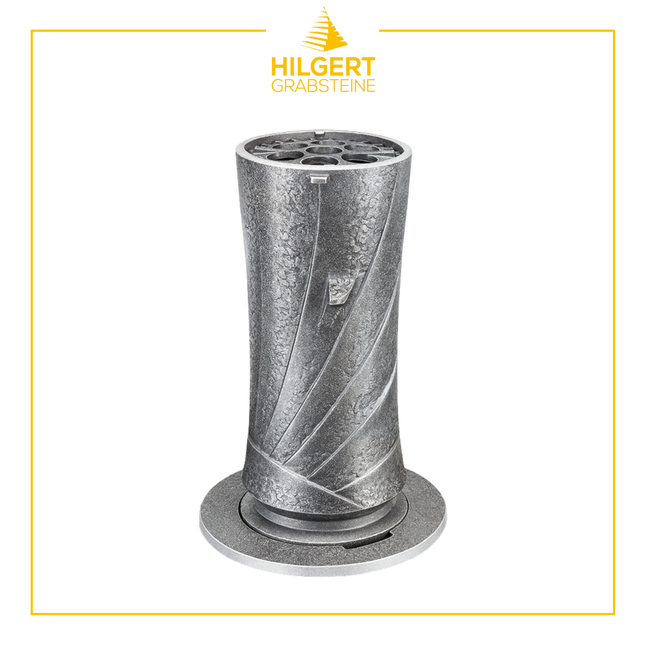 VA-ST-53223-alu | Grabvase | Hilgert Grabsteine